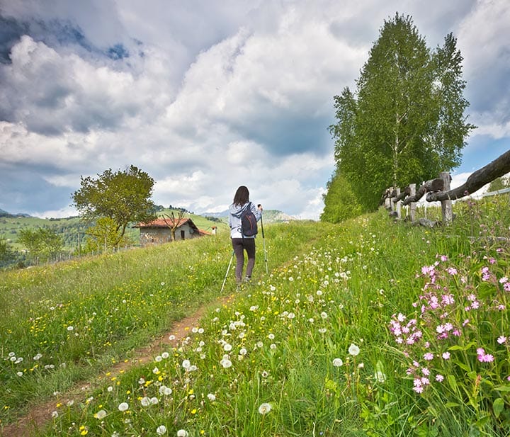 Sentieri CAI a Dossena, provincia di Bergamo